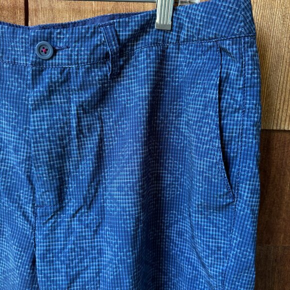 EUC Tommy Bahama Blue Cayman Geo De Mayo 9-Inch Hybrid Board Shorts in Men's 34 - Picture 8 of 14